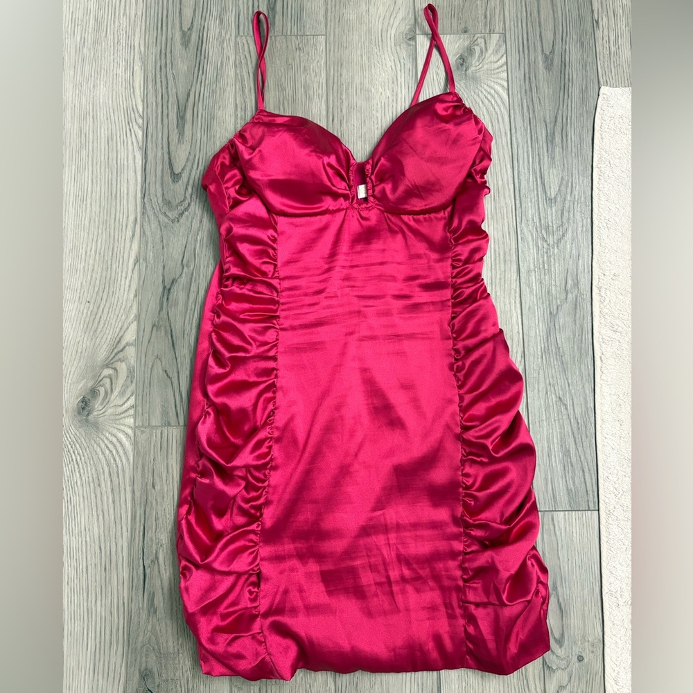 Chic Satin Mini Dress